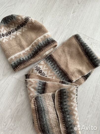 Комплект шапка и снуд женский