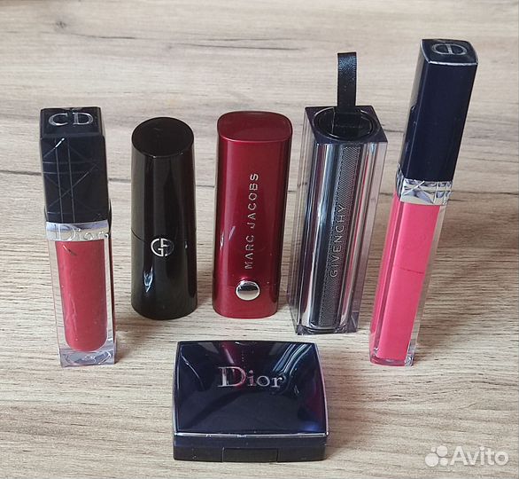 Dior тени для век, помада Armani, Givenchy