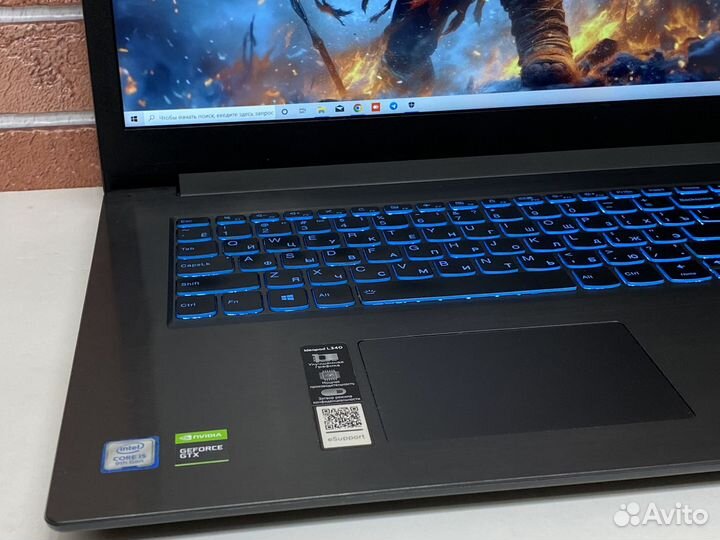 Большой Lenovo 17,3\i5\gtx1650-4gb\16gb\ssd256+1Tb