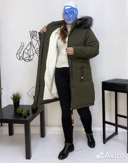 Парка женская зимняя 56