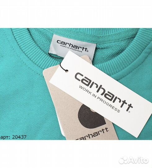 Свитшот Carhartt pocket аквамарин