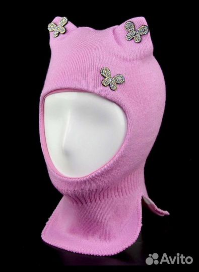 Шапка шлем для девочки новая