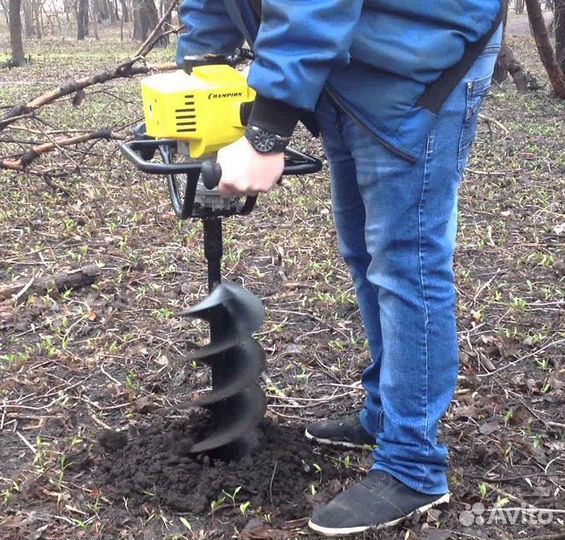 Бурение мотобуром