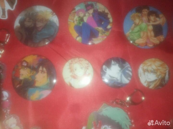 Аниме наклейки/ значки