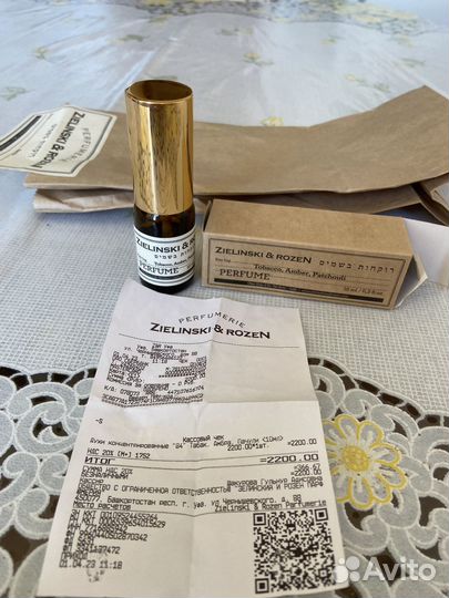 Духи концентрированые