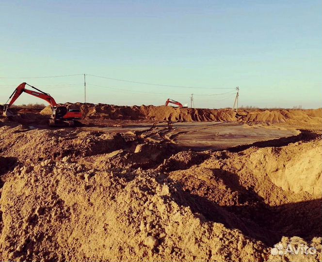 Песок карьерный с доставкой