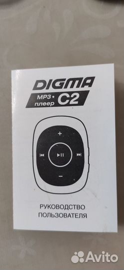 Mp3 плеер Digma C2/ флешка на 8 Гб