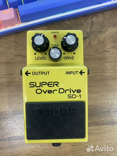 Гитарная педаль Boss SuperOverdrive SD-1