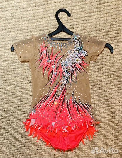 Купальник для художественной гимнастики рост 134-1