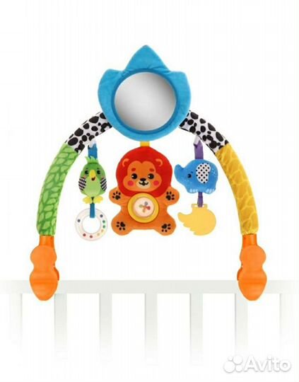 Дуга с игрушками жирафики