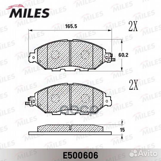Колодки тормозные nissan pathfinder 14/infinit