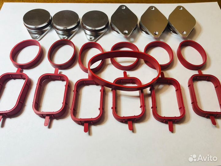 Заглушки-вихревых-заслонок*бмв*клапана- (егр*EGR)