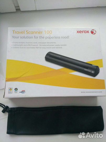 Сканер мобильный xerox travel scanner 100
