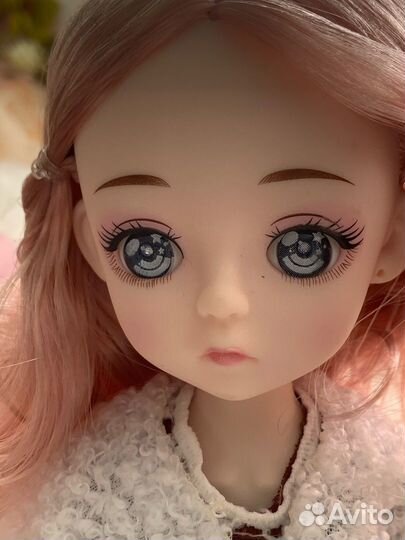 Подарок для девочки кукла шарнирная 30см аниме