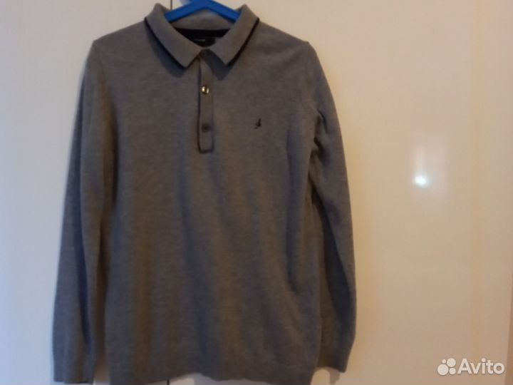 Джемпер Меринос для мальчика 7-8лет