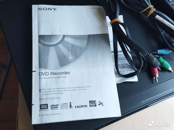 Sony DVD-рекордер RDR-AT100