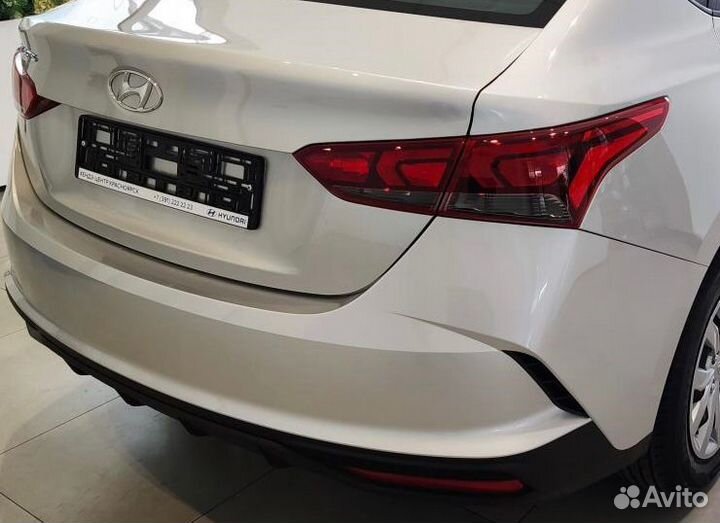 Задний бампер hyundai solaris 2 рест 2020-2023