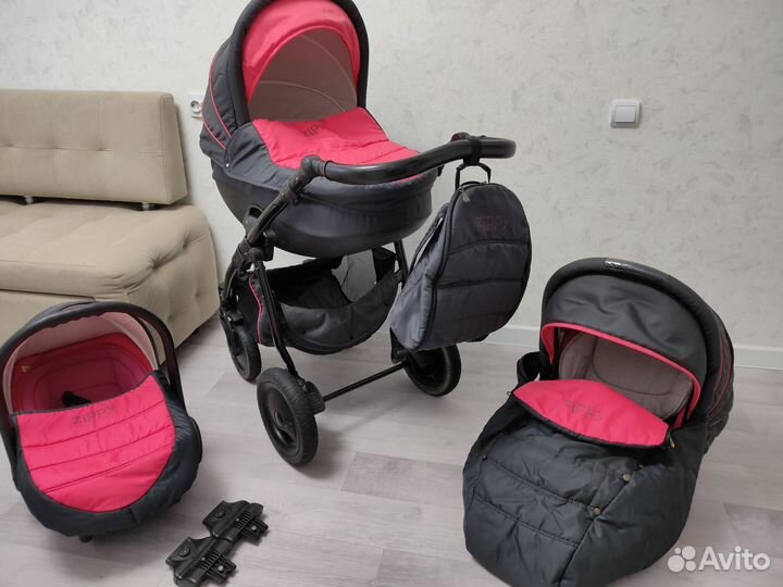 Коляска 3 в 1. Tutis Zippy