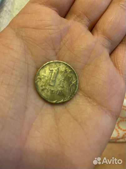 Монета 1 рубль