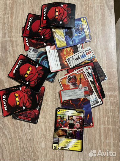 Карточки нинзя лего