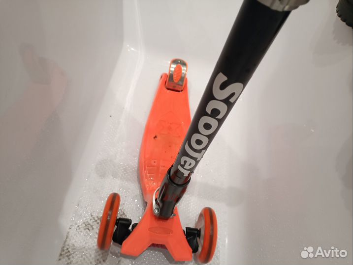 Самокат детский трехколесный бу