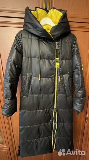 Пуховик женский длинный 42 44