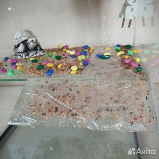Аквариум террариум с островком