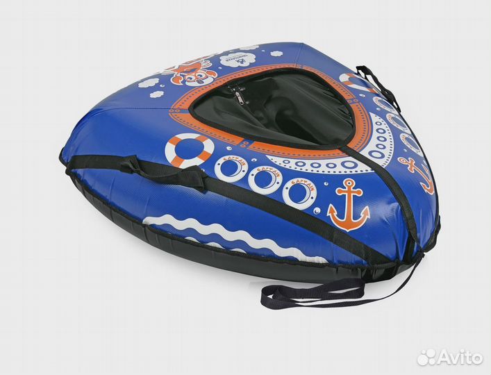 Зима Тюбинг треугольный корабль