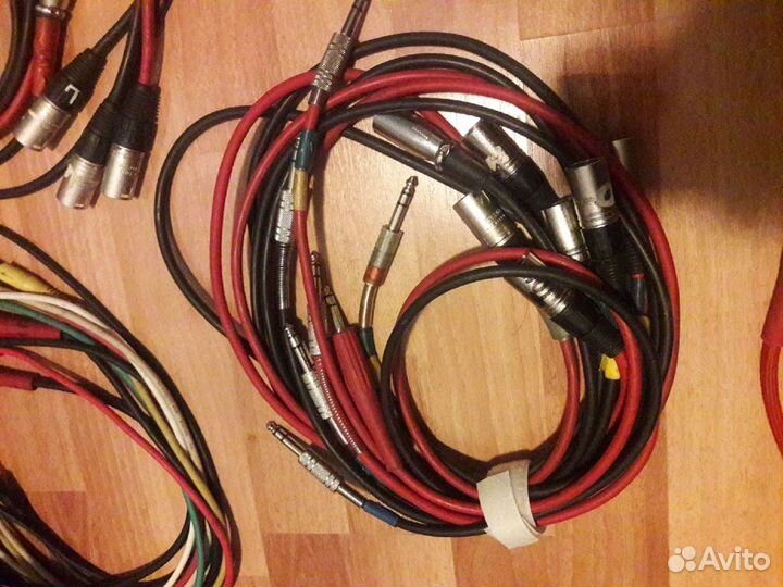 Провода микрофонные и гитарные
