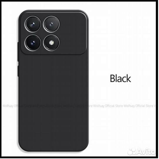 Чехол poco X6 чёрный