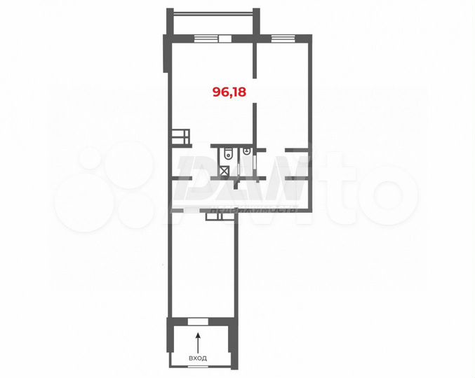 Помещение на первой линии 96 кв.м