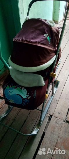 Детские санки коляска бу