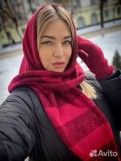 Шапка, варежки, косынка