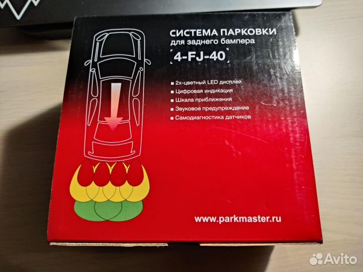 Парктроник Parkmaster (4-FJ-40-black) задний