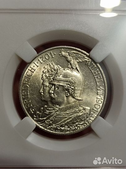 2 Марки 1901года Германия Пруссия слаб HPP ms62