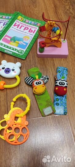 Погремушки, грызунки, развивашки