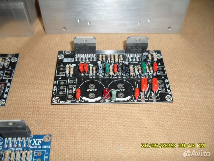 Усилитель звука tda7265 2х50 Вт мост