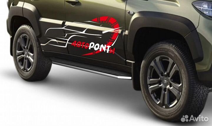 Пороги площадка Лада Нива Трэвел