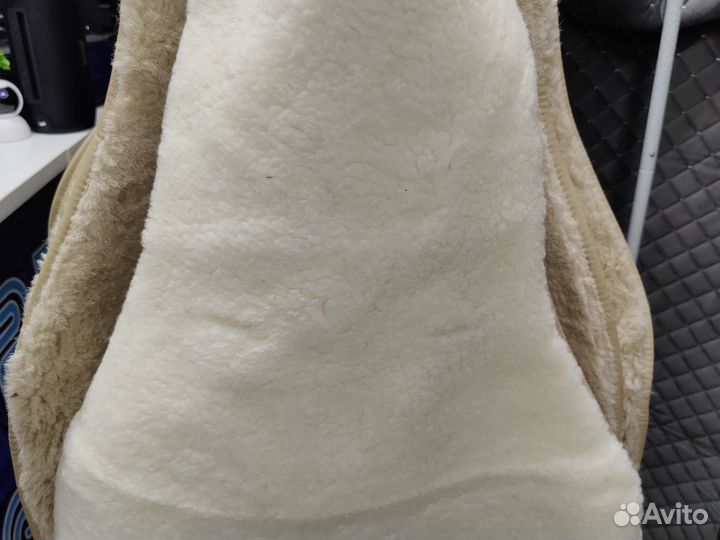 Меховые накидки из шерсти белые