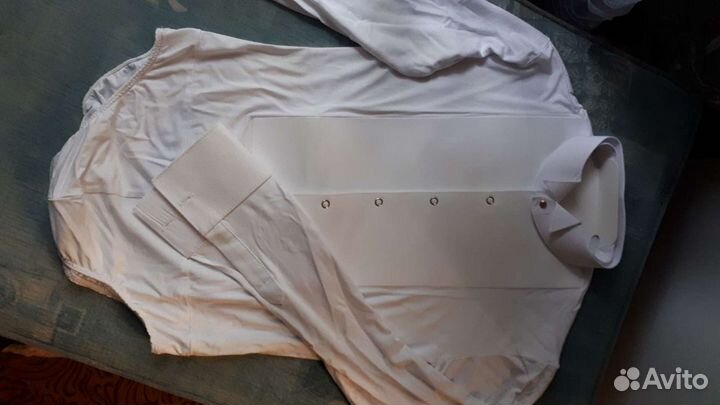 Рубашка для бальных танцев+пояс+бабочка