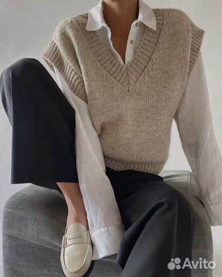 Жилетка вязаная HM