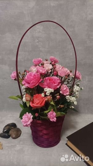 Корзина роз