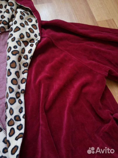 Халат велюровый женский