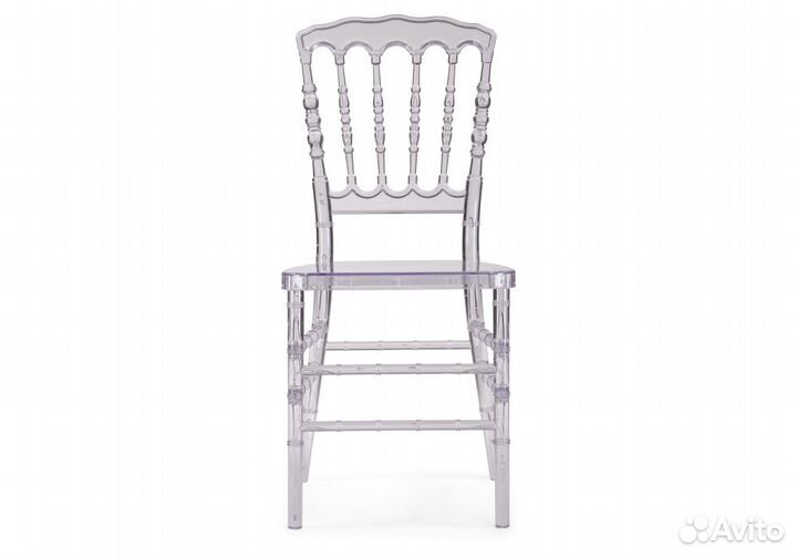 Пластиковый стул Chiavari 1 clear white. Москва