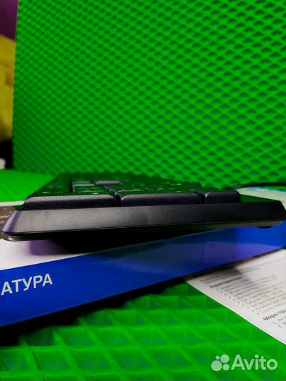 Клавиатура проводная Aceline K-1204BU, черный