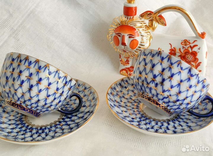 Сервизы лфз,статуэтки, чайные кофейные пары лфз