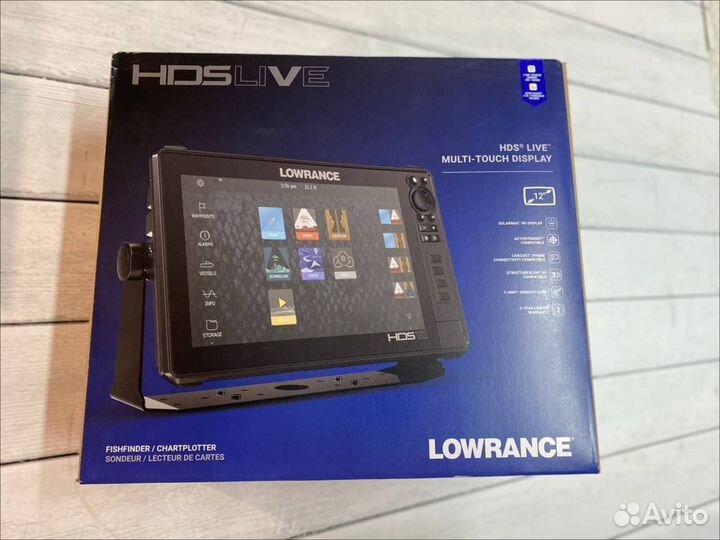 Эхолот Lowrance HDS 12 live с датчиком 3 в 1