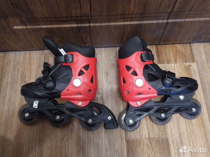 Ролики детские раздвижные размер 31-34