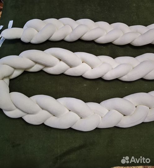 Бортик коса в кроватку