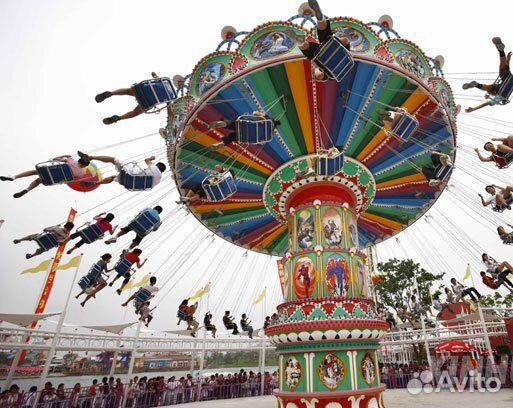 Аттракцион Цепочная карусель 36 человек